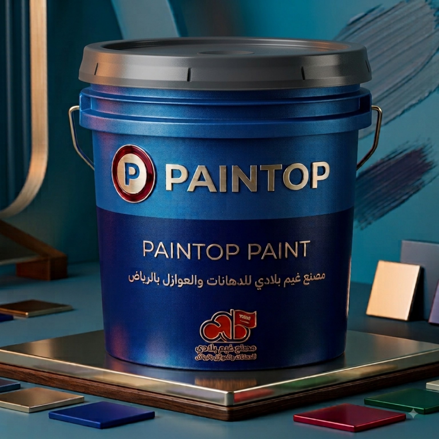 عبوة PAINTOP الزرقاء