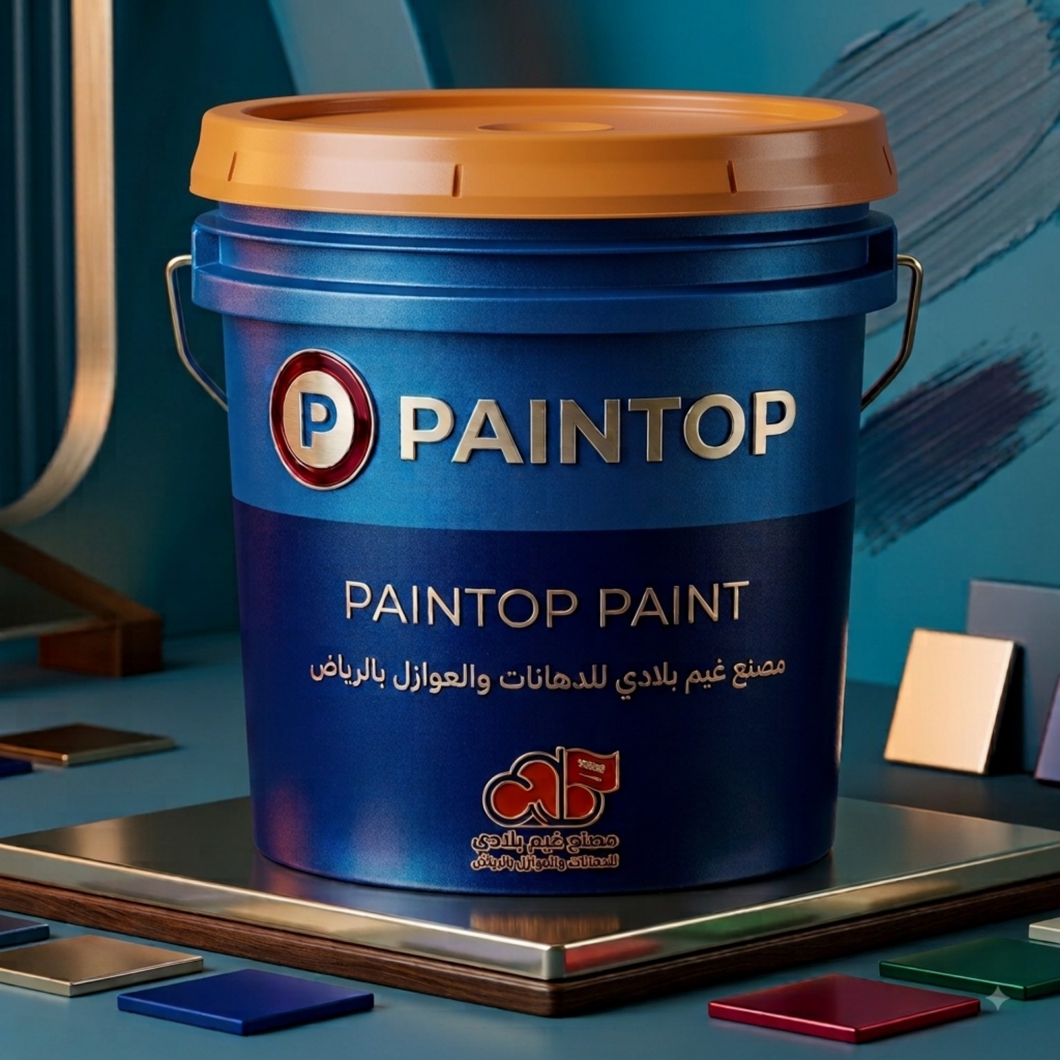 عبوة بينتوب بغطاء برتقالي
